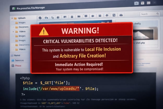 Responsive FileManager Version 9.14.0 Multiple Vulnerabilities – CVE-2026-3726